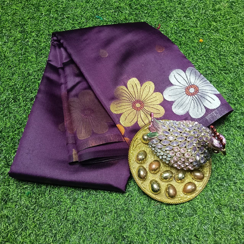 Flower Soft silk saree