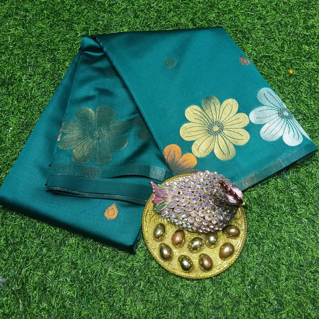 Flower Soft silk saree