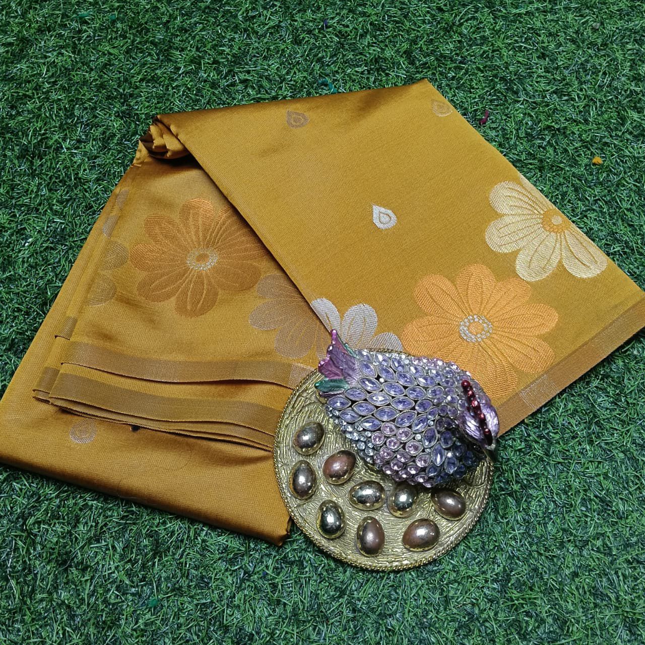 Flower Soft silk saree