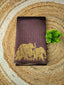 Elephant Border Soft Silk Saree | violet