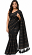Kadhi Jari Stripes | Black